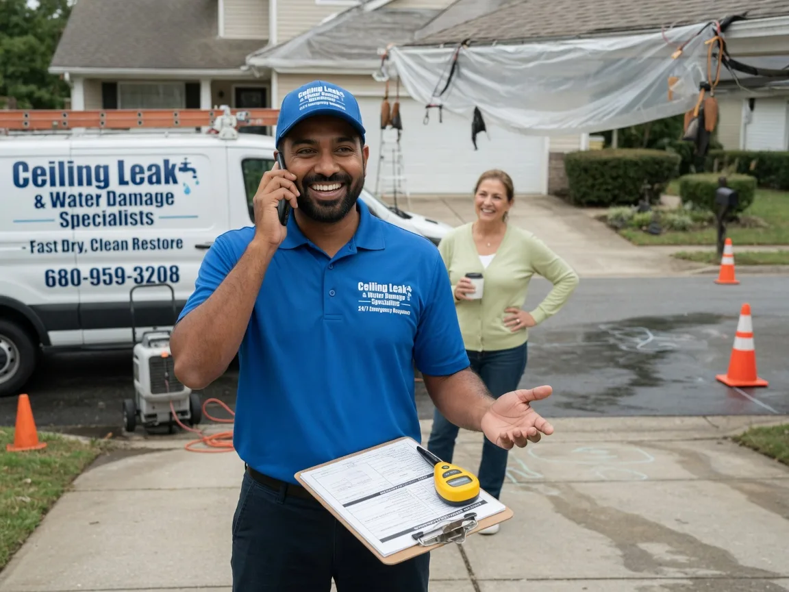 Ceiling Leak Cleanup Colony, KS FAQs